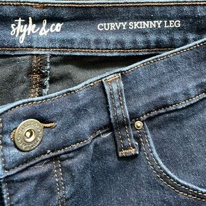 Style & Co. Women's Skinny Jeans - Deep Blue